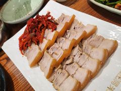 小盘白切肉-旺清进洞米肠汤