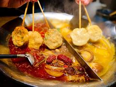 台式麻辣花胶鸡鸳鸯锅-湊湊火锅·茶憩(世博大道店)