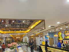 自助取餐区-清真欣思路鲜切涮烤自助火锅