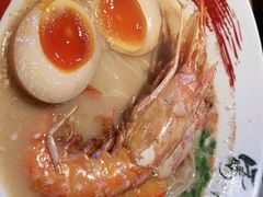 社长原汤拉面双虾双蛋-雷门拉面店(新光天地店)