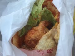-小红车炸蛋葱油饼