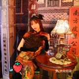 可以换装的美甲店！复古旗袍play[加油]