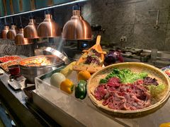 自助取餐区-北京希尔顿逸林酒店-逸轩西餐厅-自助餐厅