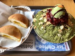 抹茶冰沙-劳顶笨咖啡(丽水宜家店)