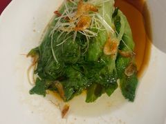 虾干罗马生菜-月福京味斋·烤鸭店·北京菜(鼓楼总店)