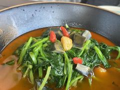 上汤鸡毛菜-薇酌饮·陕西菜(南门外店)