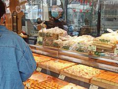 面包甜点陈列柜-泸溪河桃酥(长乐路店)