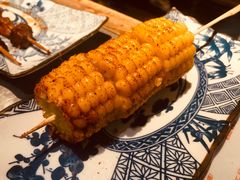 炭烤玉米（串）-探鱼·鲜青椒爽麻烤鱼(天一广场店)