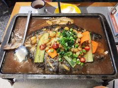 蒜香味-探鱼·鲜青椒爽麻烤鱼(中天广场店)
