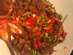 28秒爆炒黄牛肉-望湘园·洞庭渔宴(浦江欢乐颂店)