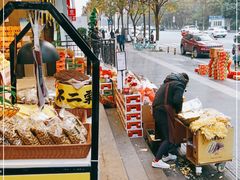 面包甜点陈列柜-水果地带(天顺路店)