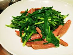 韭菜炒海肠-将相和·海鲜蒸饺大连菜
