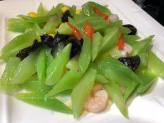 莴笋炒虾仁-小城故事·地道宁波味(月湖盛园店)