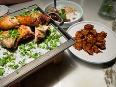 绿茶葱香烤鸡烤肉合拼-绿茶餐厅(深南广场万科店)