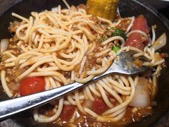 肉酱意大利面配热狗-青叶202都市餐厅(迪诺水镇店)