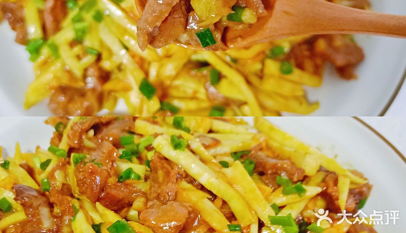 ㊙️家常下饭菜，牛肉炒笋丝，鲜香嫩滑！
