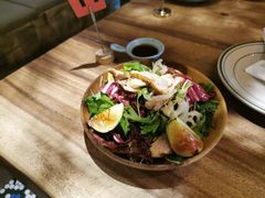 无花果烟熏鸭肉沙拉-salée
