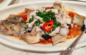 Crispy Onion and Ginger Sea Bass