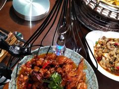 -东来菜馆•手抓海鲜家常菜•海鲜锅贴(鸽子窝店)