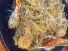 白蟹炒年糕-台州老六海鲜面馆(上南总店)
