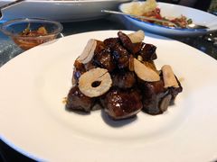 蒜片葱爆牛柳粒-杭州西子湖四季酒店·金沙厅