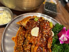 -明洞阿姨·韩式酱蟹烤肉·创意料理(三元桥店)