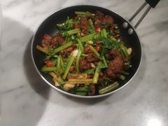 小炒孜香牛肉-小菜园新徽菜(溧阳万达店)