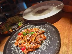 辣味番茄肉丸意大利小宽面-锦潼西餐厅