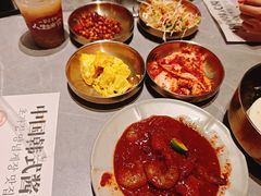 韩式腌虾-草家酱蟹炭火烤肉店(珲春南路一店)