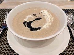 奶油蘑菇汤-新发展亚太JW万豪酒店·福苑咖啡厅