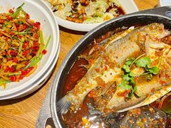 香辣鲈鱼。-炊烟小炒黄牛肉(东庆街店)
