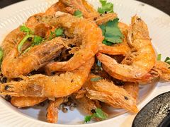 鮮香白胡椒焗明蝦-乾坤饭店
