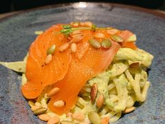 烟熏三文鱼罗勒意面-BE BRIGHT KITCHEN(正佳广场店)