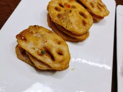 椒盐藕盒-枣子树·素食餐厅(朱家尖店)