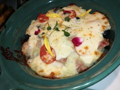 德国香肠焗土豆泥-蜜桃花开·中西融合菜E&W(南长街店)