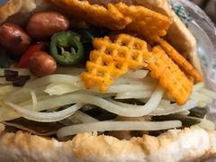 鸡蛋花干夹馍-三兄弟高炉烧饼