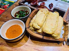 石屏烤豆腐-老滇山寨•云南特色菜•地方菜•民族风情歌舞表演(金碧店)