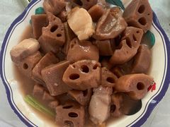 莲藕煮火腩-区海鸡场饭店(石壁店)