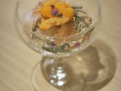 高糖番茄莼菜醋冻佐甜虾鱼籽酱-鮨青(恒基名人购物中心店)