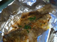 锡纸烤鲈鱼-九尊食上(生态园林酒店)