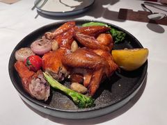 柠檬香草烤春鸡配烤蔬菜和土豆角-藏红花·西班牙餐厅(北京五道营店)