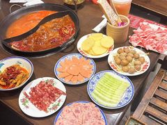 番茄麻辣鸳鸯锅-萍姐火锅·公路夜市(南京新街口店)