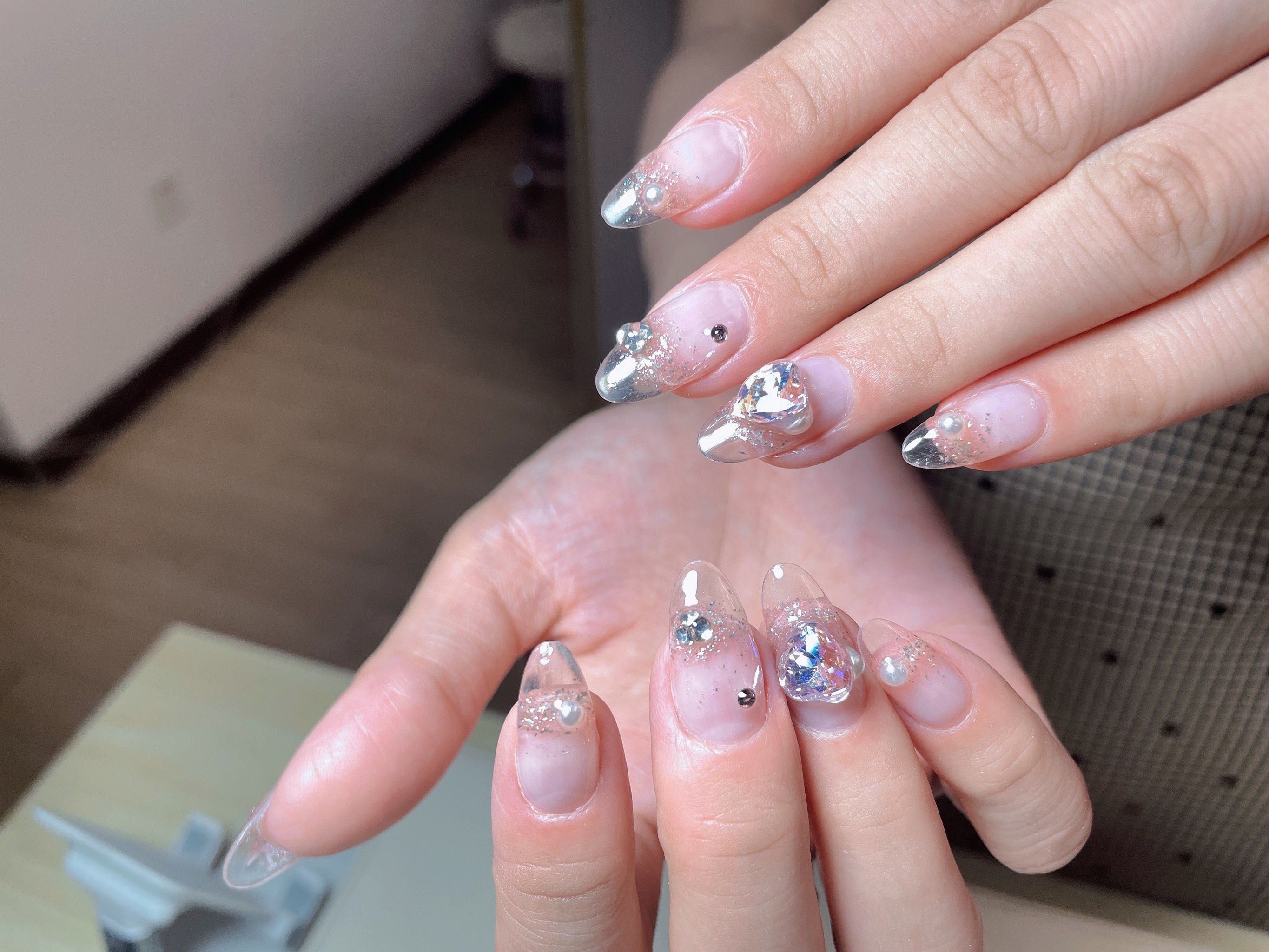 透明玻璃甲会上瘾哇