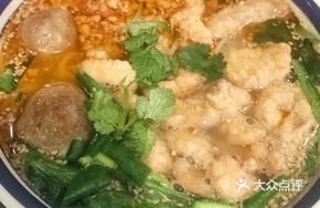 Crispy Beef Meatball Noodles