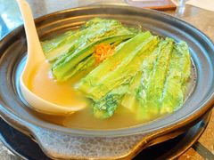 牛骨清汤浸油麦菜-港丽餐厅(高德置地店)