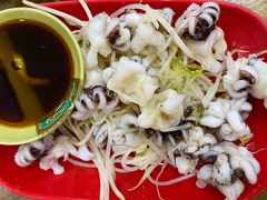芥末白灼八爪鱼-贞姨美食·老字号海鲜大排档