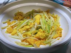 韭黄炒蛋-尘香•传统川菜(创汇首座店)