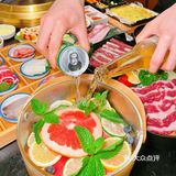 重庆烤肉界天花板⚠️DIY水果酒配烤肉yyds！