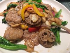 菜心炒藕饼-老伙记海鲜码头(北滘店)