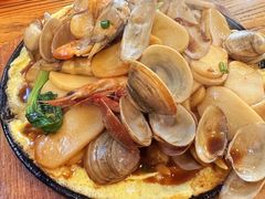 铁板海鲜年糕-逸香海鲜面疙瘩(嵊泗店)